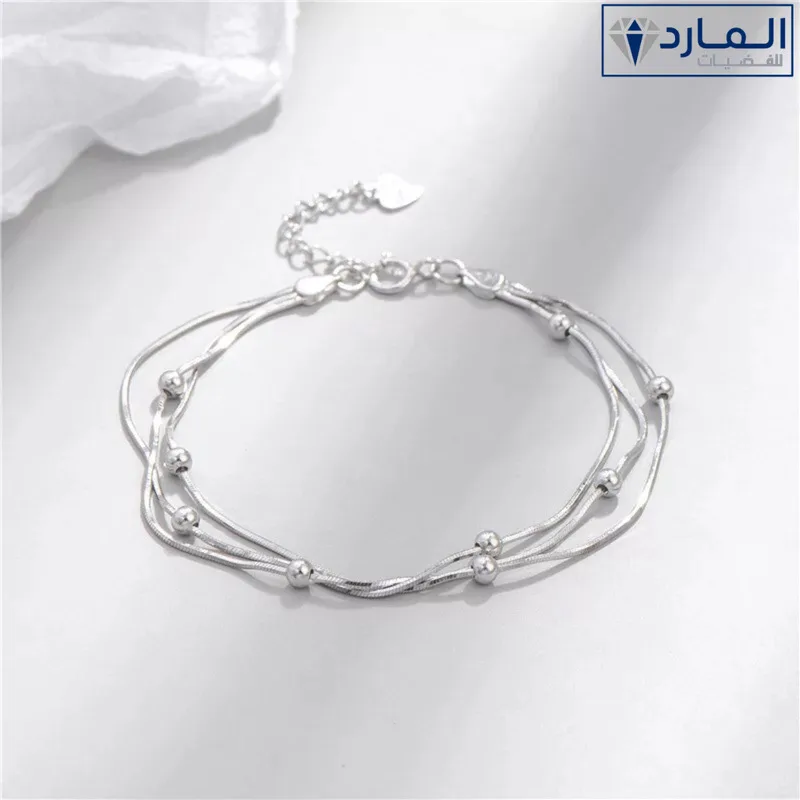 سوار يد فضه استرليني