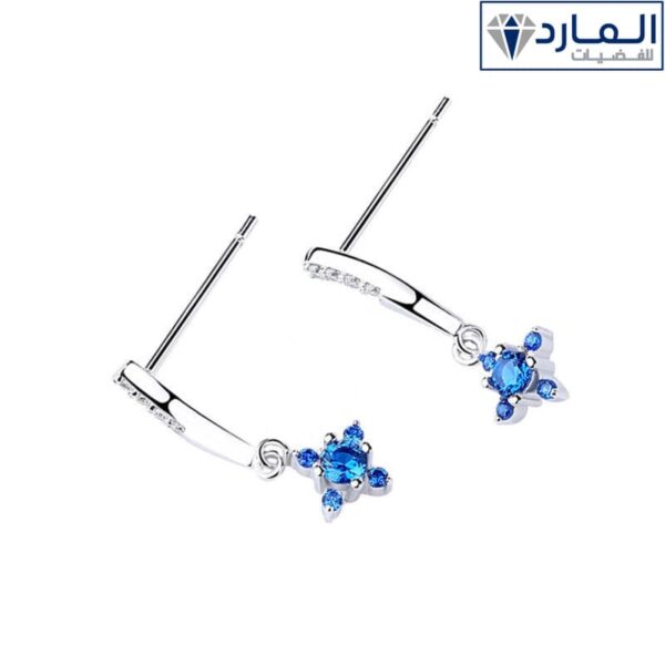 ⁦اقراط فضة استرليني⁩ - الصورة ⁦3⁩