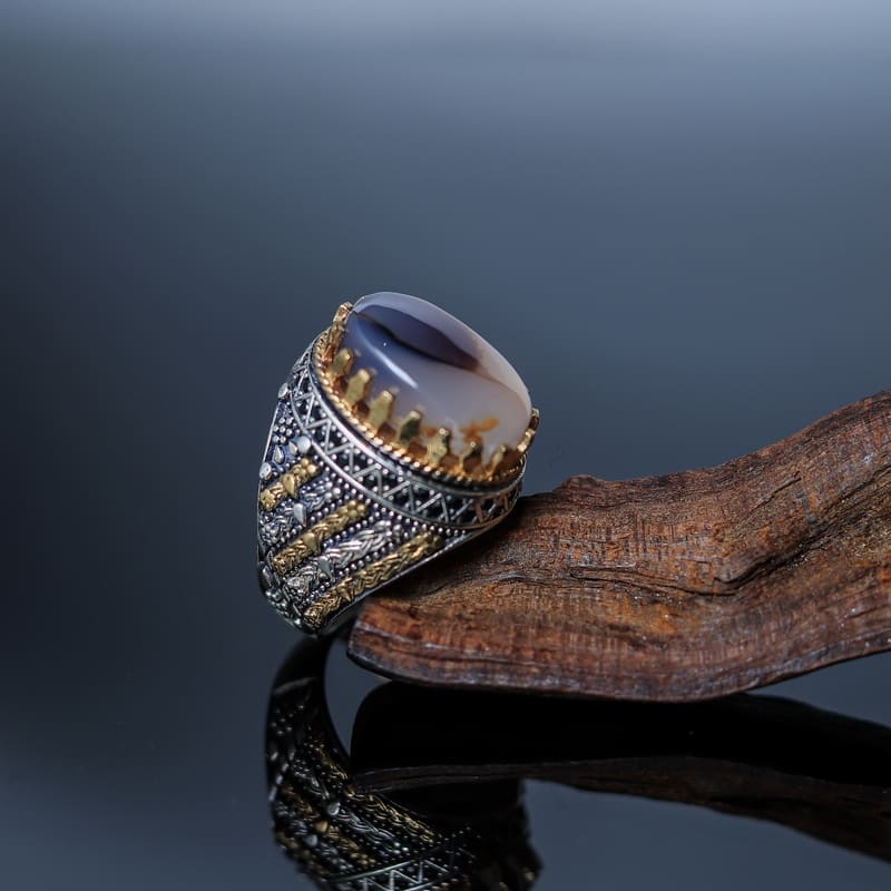 خاتم فضة تركي - الصورة 2