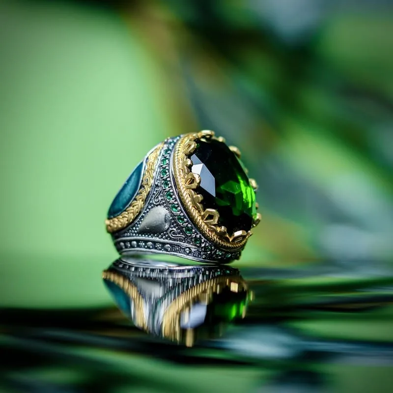 خاتم فضة تركي