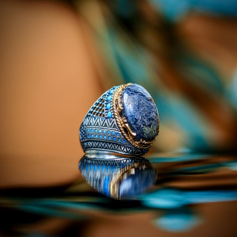 خاتم فضة تركي - الصورة 2