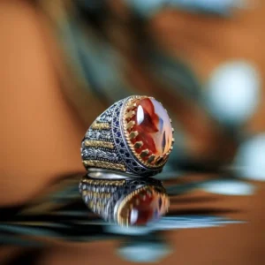 خاتم فضة تركي