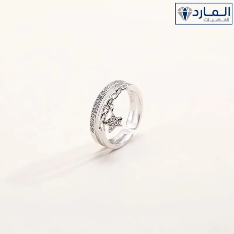 خاتم فضة استرليني